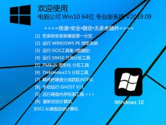 电脑公司 Win10 64位 专业版系统 V2019.09_W